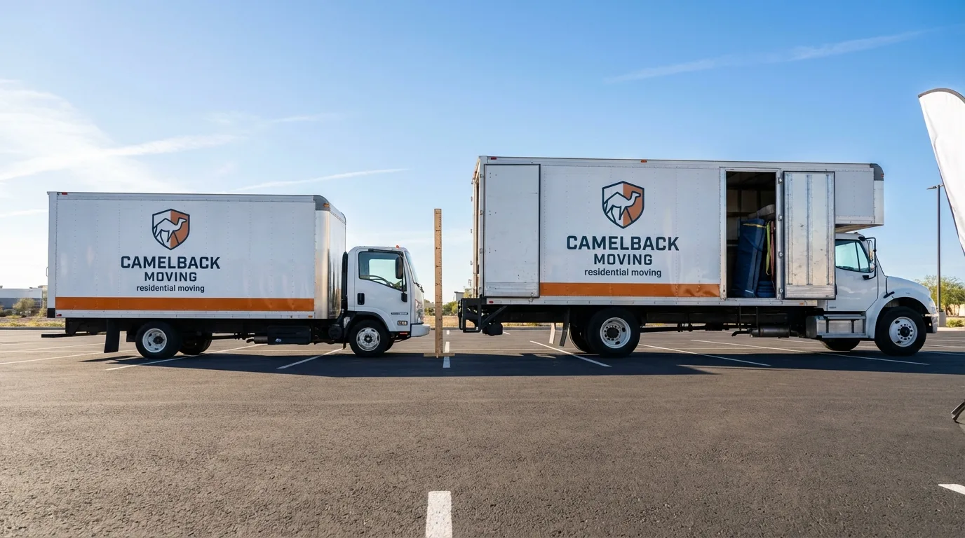 Moving truck size capacity guide in East Meadow